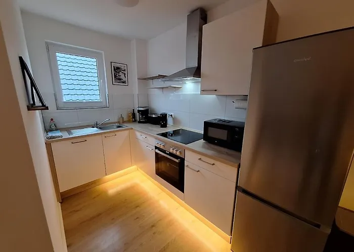 Appartement Charming Attic With Wi-fi & 4 Single Beds Bielefeld